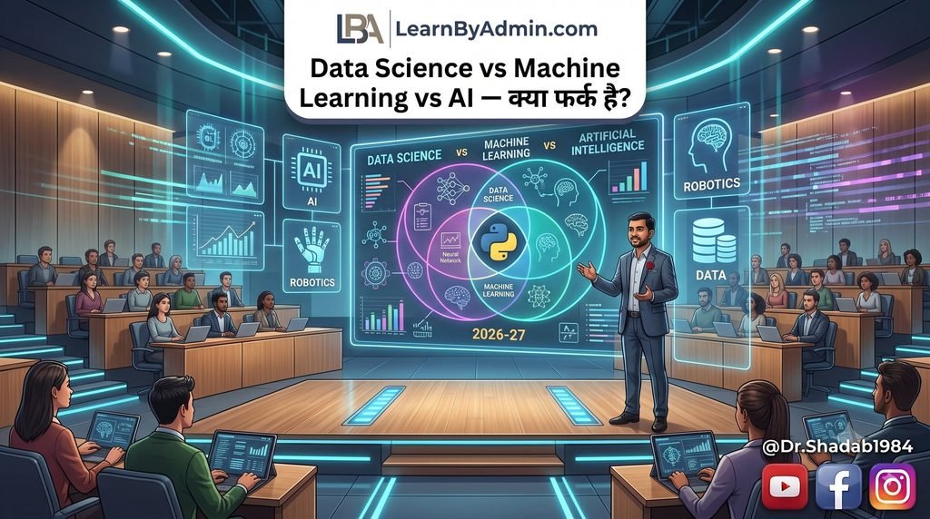 Data Science vs Machine Learning vs AI